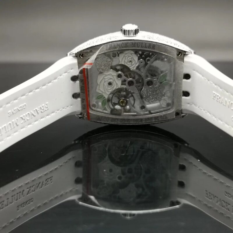 Franck Muller Vanguard Rose Skeleton White Dial. V32