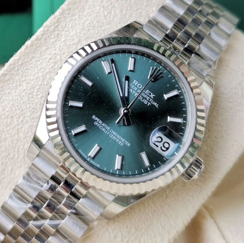 Rolex datejust mintgreen 31mm