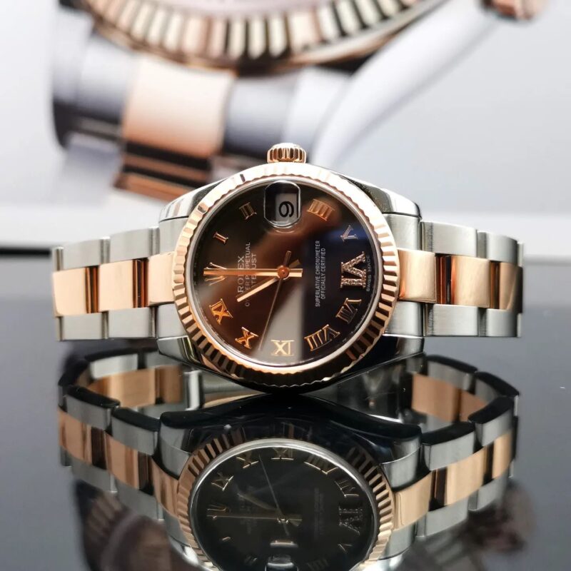 Rolex Datejust Diamond Six Chocolate 31mm