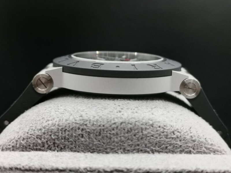 Bvlgari Aluminium Titanium Rubber Bezel