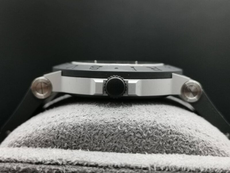 Bvlgari Aluminium Titanium Rubber Bezel