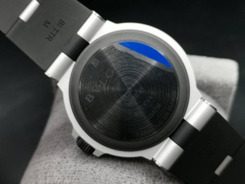 Bvlgari Aluminium Titanium Rubber Bezel