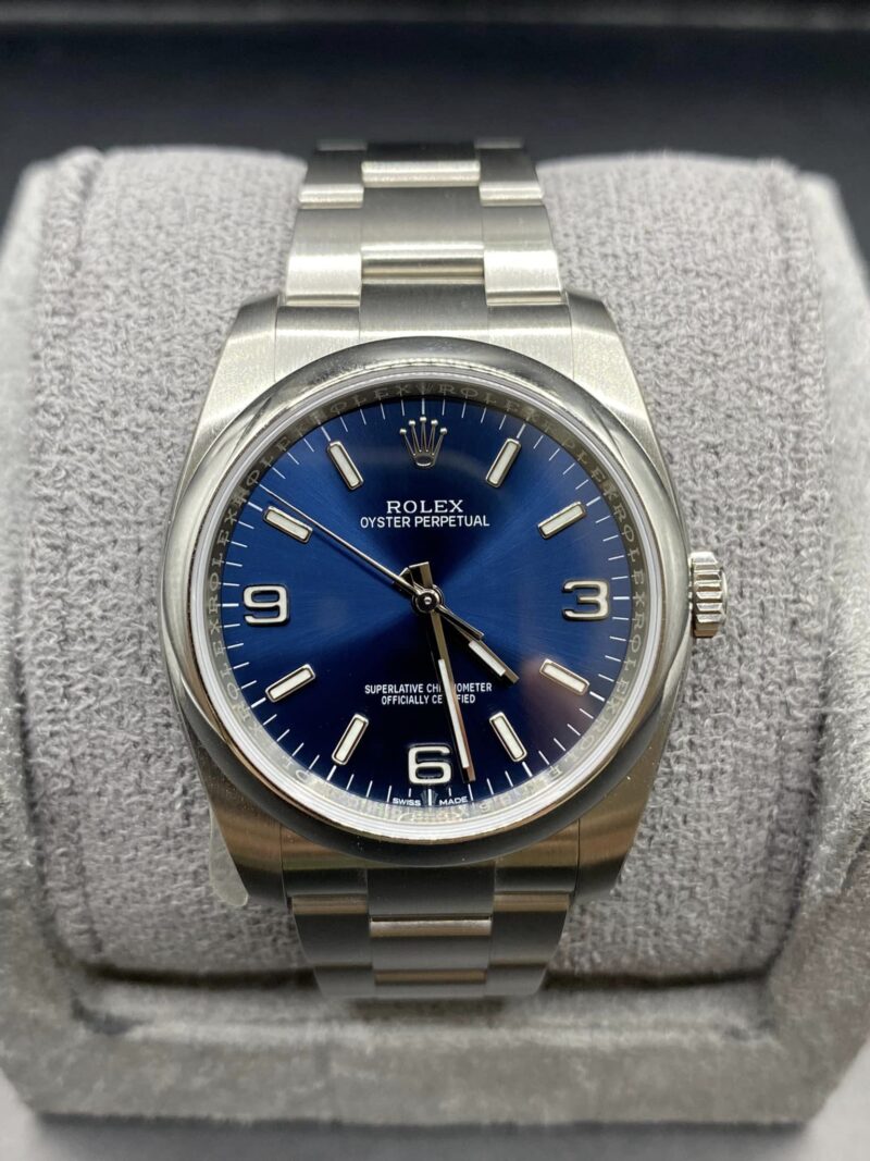 Rolex Oyster Perpetual 11600 Blue Dial Steel