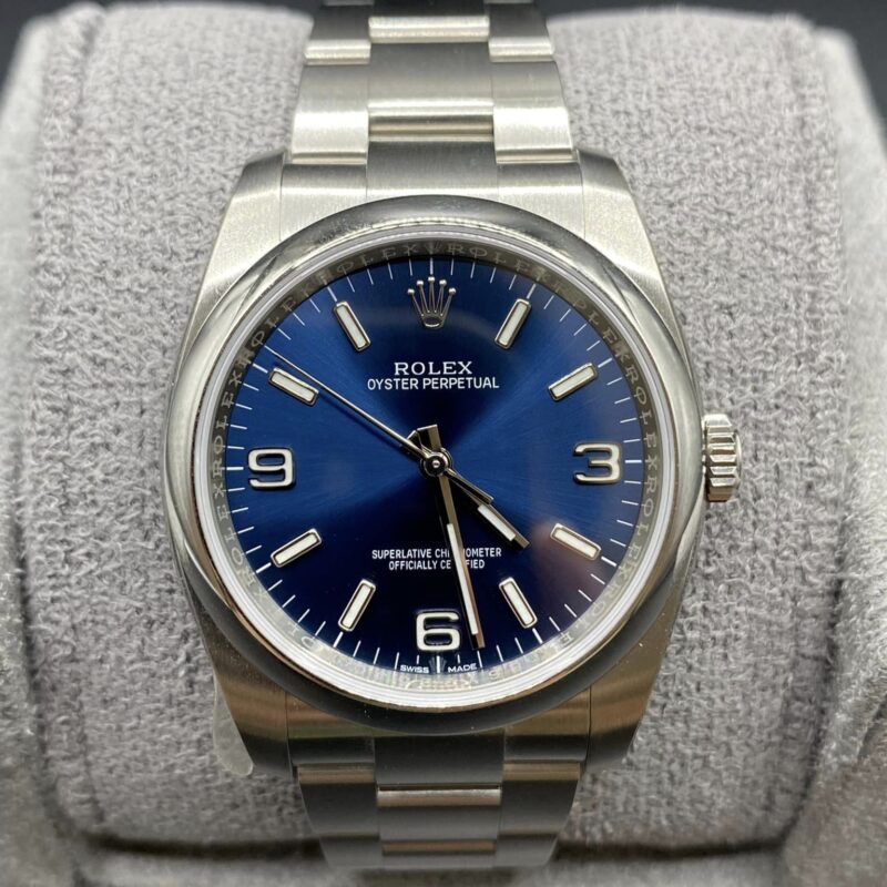 Rolex Oyster Perpetual 11600 Blue Dial Steel