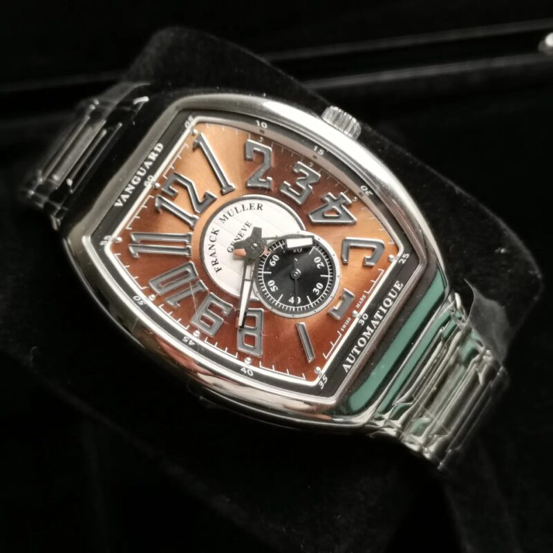 Franck Muller Vanguard Slim New Collection Salmon Dial Ref. V41 S S6 AT