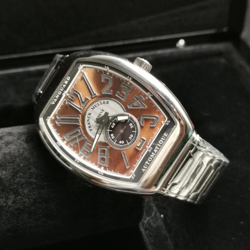 Franck Muller Vanguard Slim New Collection Salmon Dial Ref. V41 S S6 AT