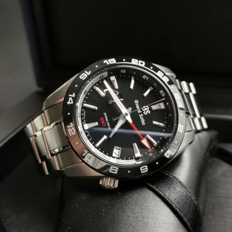 Grand Seiko Spring drive GMT Black Ceramic Ref.SBGE253