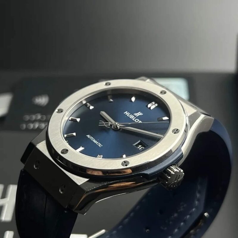 Hublot Classic Fusion Blue Dial Sunburst Automatic